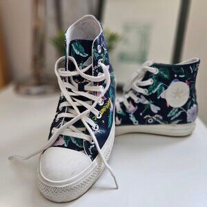 Like-New Converse All Star Enchanted Garden High Top